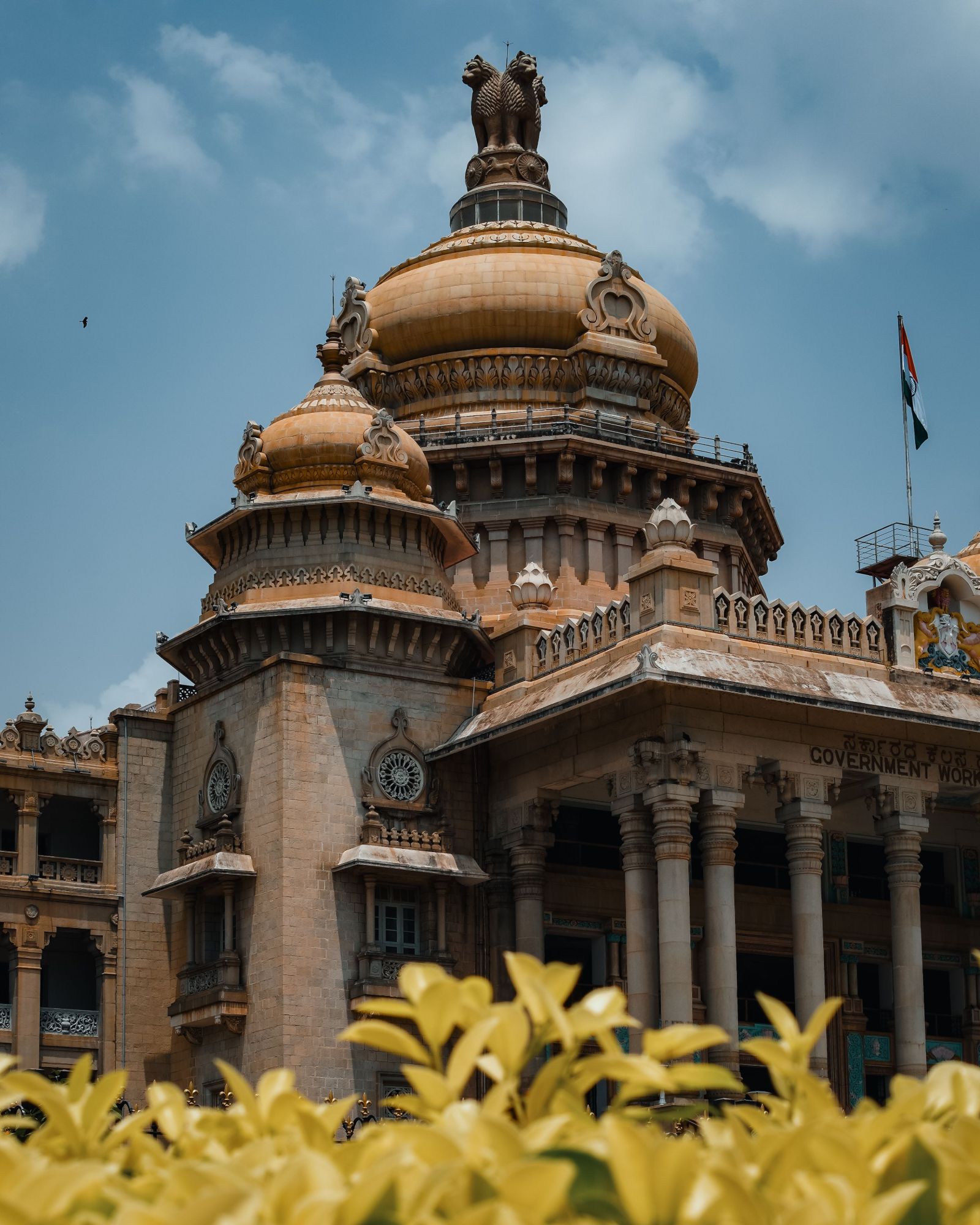 Vidhana Soudha, the seat of Karnataka's legislature, Bengaluru